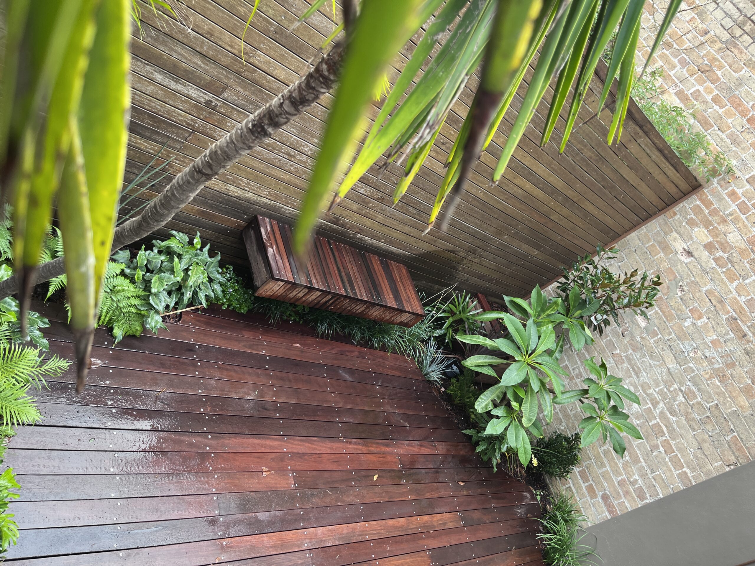 Tiny Courtyard Deck Design and build